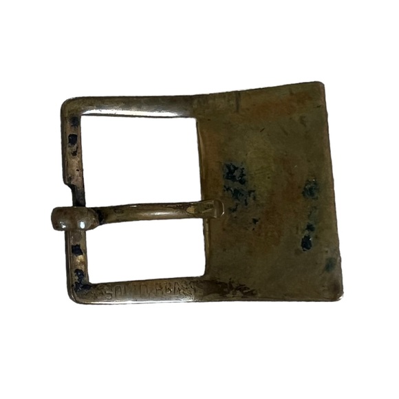 Retro initial letter j brass buckle gold child small classic cosplay costume - Picture 2 of 3